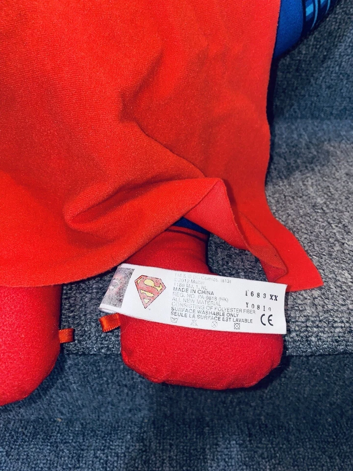 Mattel Talking Hero Buddies Superman DC Comics Hombre de Acero 15" Figura de Peluche Juguete Foto 4 de 4