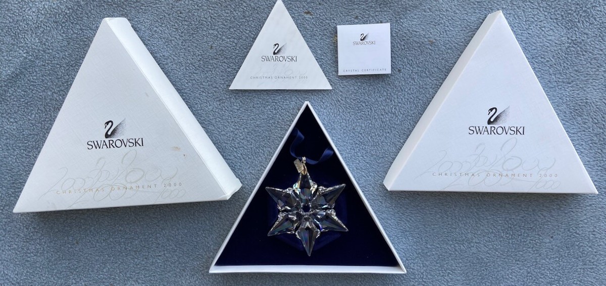 SWAROVSKI 2000 Annual Large Star Snowflake Ornament New in Box | eBay
