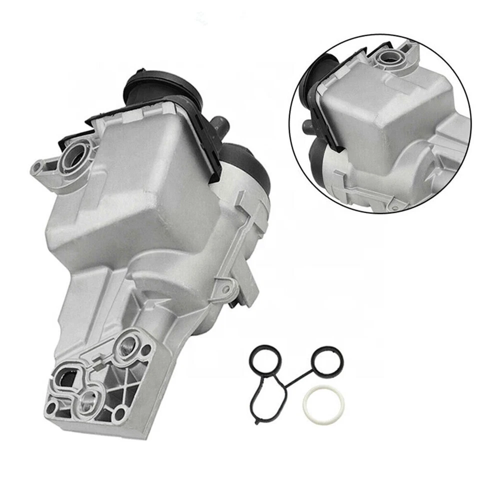 PCV Valve Oil Trap Oil Filter Housing 31338685  For Volvo C70 S40 V50 2004-2015 - Image 3 of 4