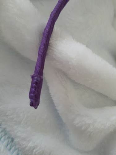 Janie And Jack NEW Headband Purple flower white trim Rare HTF HEAD BAND - 第 4/7 張圖片