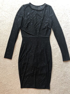 sparks fly glitter mesh long sleeve mini dress sparks fly glitter mesh long sleeve mini dress In Your Dreams Black Glitter Mesh Long Sleeve