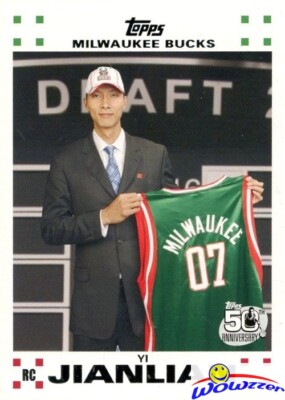 2007/08 Topps #6 Yi Jianlian NBA ROOKIE Guangdong Southern Tigers CBA ! 