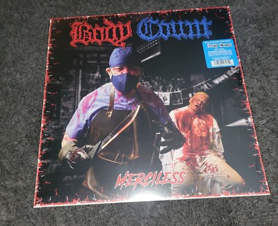 Body Count Merciless LP Blue Vinyl Rap Sealed NEW