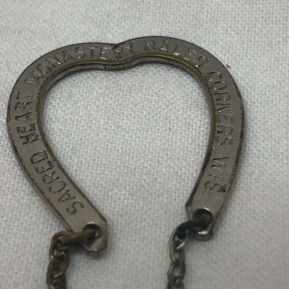 Sacred Heart Monastery Hales Corners Wisconsin Button Chain Pocket