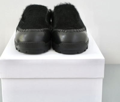 Kiko Kostadinov Bindra Sabo Pony Hair Mules Black | eBay