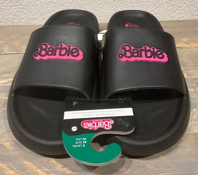 Barbie The Movie X Primark Slides size UK 9 EU 43 US 10 Slip on Sandals
