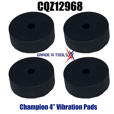 Champion CQZ12968 Vibration Isolator Pad Set, 4''