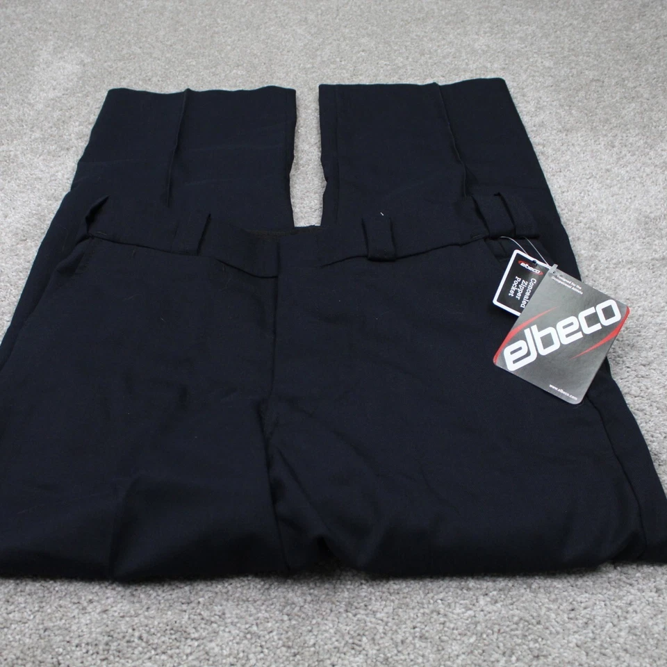 Elbeco Distinction Uniform Pants NWT Mens 34R Black Wool/Poly Blend Stretch - Image 2 of 4