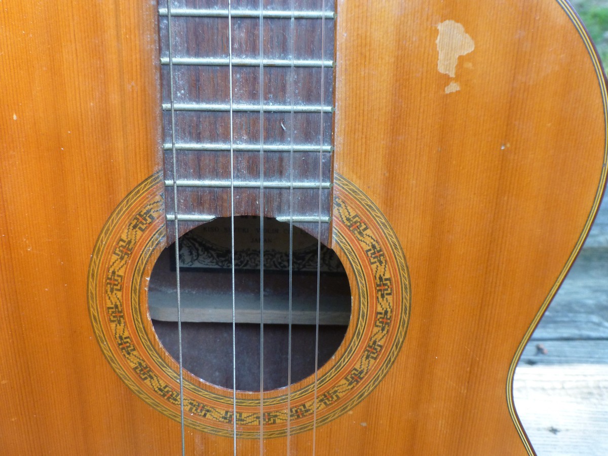 Suzuki Model 60 Acoustic Guitar by the Kiso Suzuki Violin Co