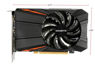 GIGABYTE GeForce GTX 1050 Ti 3.0 x16 Video Cards 4GB PCI Express