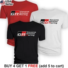 Toyota Gazoo Racing T-Shirt TGR Logo TRD JDM Motorsport GR Supra F1 Sport BTY08