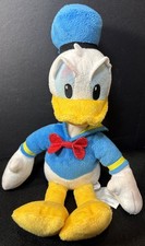 VINTAGE DISNEY JUST PLAY CUTE SMALL DONALD DUCK PLUSH TOY 10  GREAT CONDITION