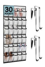 Kotkn 30 Compartment Breathable Mesh Pocket Over the Door Hanging Over the do...