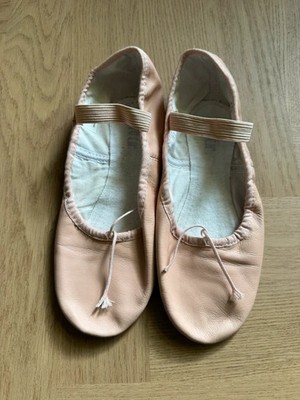 Bloch Ballett Schläppchen Leder Nude Gr. 37,5 getragen