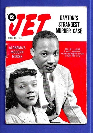 MARTIN LUTHER KING, JR. APRIL 12, 1956 JET MAGAZINE, 1ST EVER NATIONAL COVER