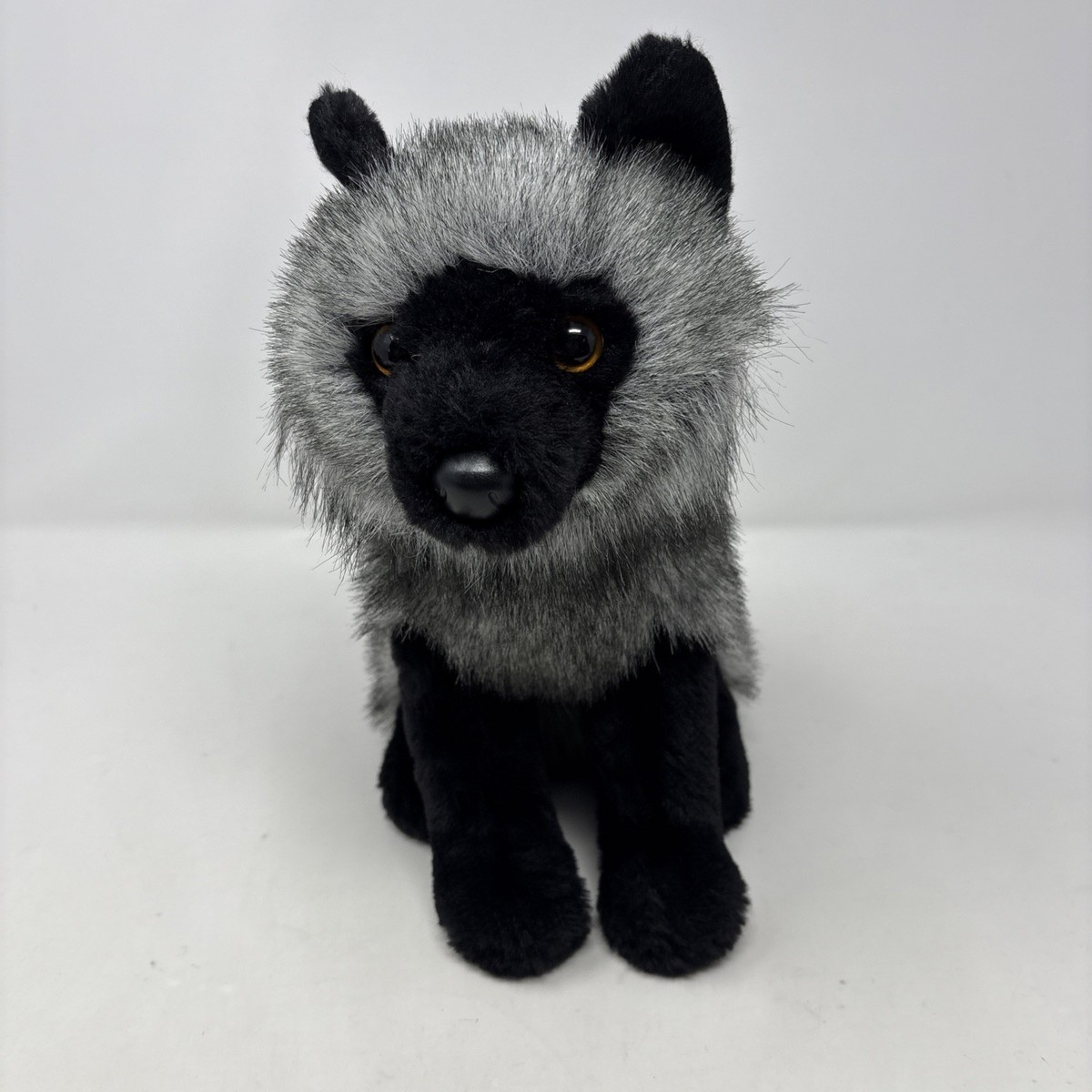 Douglas Artemis Silver Fox Sitting 11” #3767 Plush Collectible