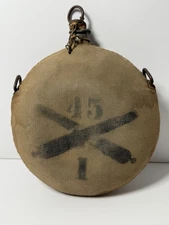 SPANAM, INDIAN WARS, U.S. ARMY, M1878, CANTEEN, I/45TH ARTILLERY