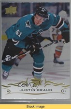 2018-19 Upper Deck Silver Foil Justin Braun #403 READ z6b