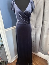 AFTER SIX 6862 BRIDESMAID DRESS BY DESSY Midnight Blue Size L