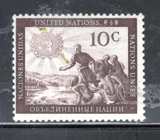 UNITED NATIONS  STAMP MINT NEVER HINGED LOT 1451CK