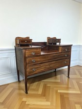 An Antique Edwardian Mahogany String Inlaid Chest of Drawers ~Delivery Available