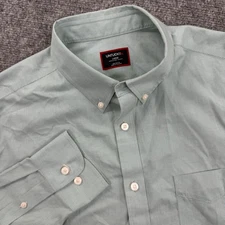 UNTUCKit Shirt Large Green Wrinkle Free Slim Fit Button Down  CADETTO-WF Men's