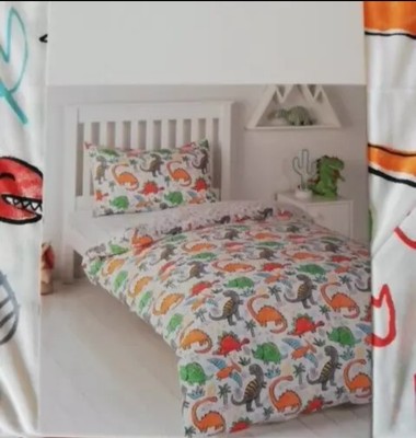 Kleinkind Bettgarnitur Bettbezug & Slip Kinder Dinosaurier Multi Muster Lebensraum 2-teiliges Set