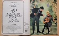 reportage 10 pages 1963 BB Brigitte Bardot spectacle "a vos souhaits"  photos