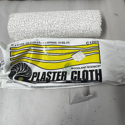 Woodland Scenics #1203 Plaster Cloth Roll HO3518 Trains Art And Craft