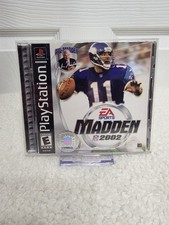 Madden NFL 2002 (Sony PlayStation 1, 2001) Ps1 CIB W/ REG CARD 
