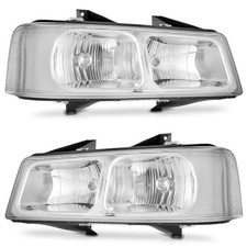 OE Headlights Assembly Replacement Clear Lens Chrome Housing Clear Reflector