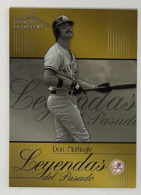 Don Mattingly 2003 Donruss Estrellas Leyendas Del Pasado #LP-2 - NY Yankees