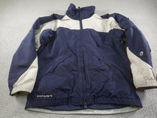 Columbia Ski Jacket Youth XL 14/16 Blue Convert Fleece Lined Insulated Snow Ski