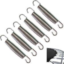 6 Pack Trampoline Springs Replacement 5.5 Inch Heavy Duty Stainless Steel Fitnes