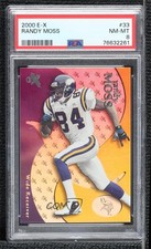 2000 EX Randy Moss #33 PSA 8 HOF 09gn