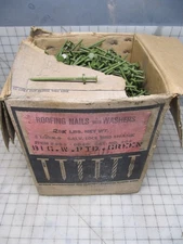 25 lbs (3-1/2" x 9) Roofing Nails W/ Rubber Washers Galvanized Lock Ring Shank