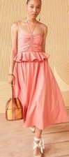 Ulla Johnson Anastasia Maxi Dress Pockets Cotton Linen NWT Size 4 $890