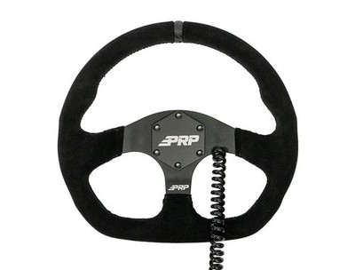 PRP Seats G250-H Heated For Comp-R Suede SteeRing Wheel With Black Stitching
