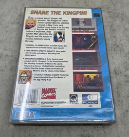 The Amazing Spider-Man vs. The Kingpin Sega CD CIB With Reg Card