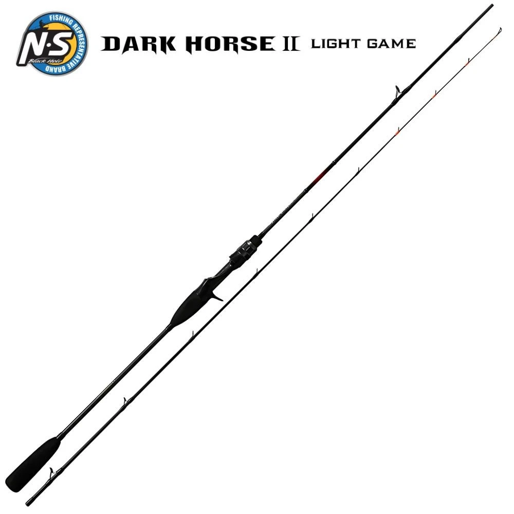 NS BLACK HOLE Rubber Jigging Baitcasting Rod DARK HORSE II LIGHT GAME RABARABA