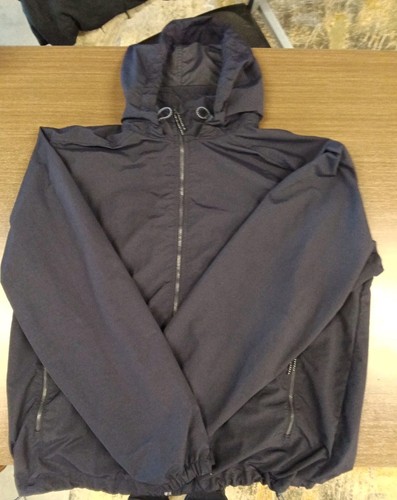 Lands End Hooded Rain Jacket Wind Breaker MEN'S  Anorak SIZE Large