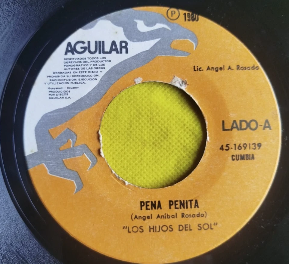 Angel Anibal y los Hijos del Sol - No Me Dejes   cumbia Peru 45rpm   (Hear) - Image 2 of 2