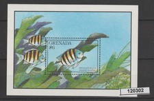 GRENADA 1996 Fauna Fische 1 Bogen MNH MF120302