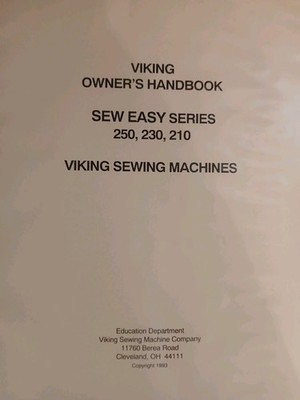 Husqvarna Viking Sew Easy 250  in excellent shape! With Maual And Accessories.