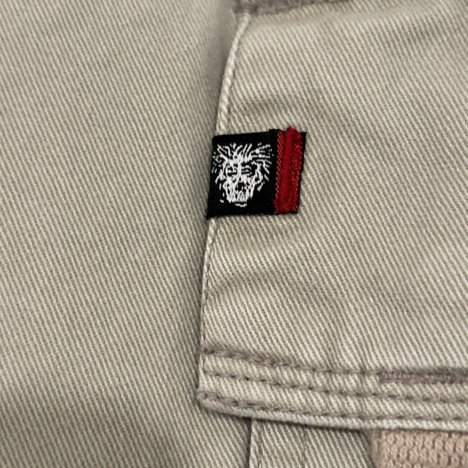 Pantalones Cortos Carga Y2K Quiksilver De Colección Para Hombres 36 Caqui Tostado Sueltos Skate Grunge 2000’s Logo Foto 3 de 4