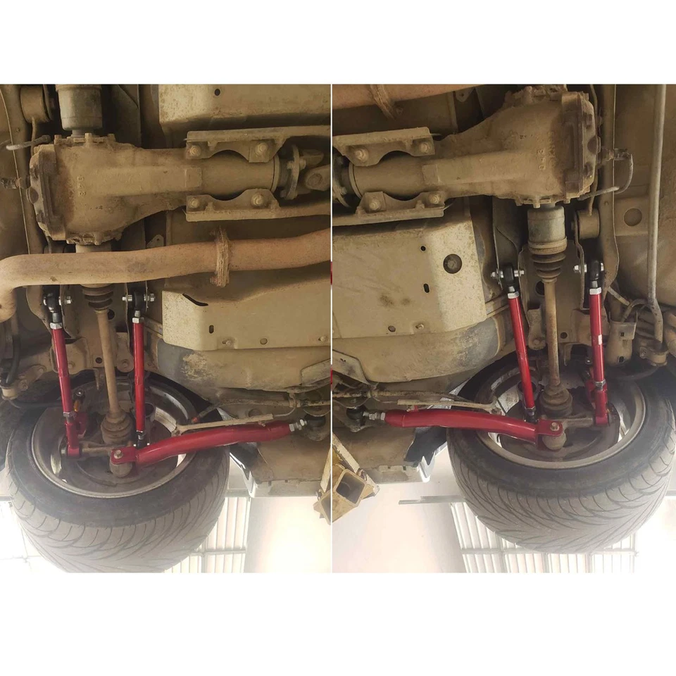 Juego de eslabones laterales traseros ajustables Godspeed Project para Subaru Legacy AWD 90-99 Foto 3 de 4