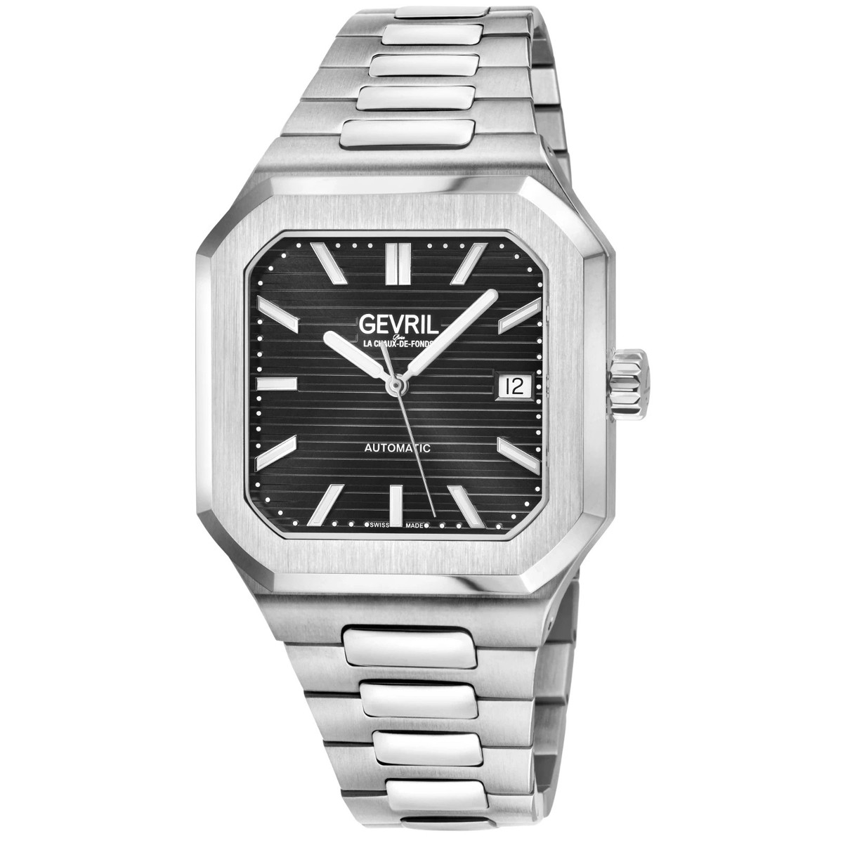 Gevril 41302B Men's Grand Concourse 316L Stainless Steel Swiss