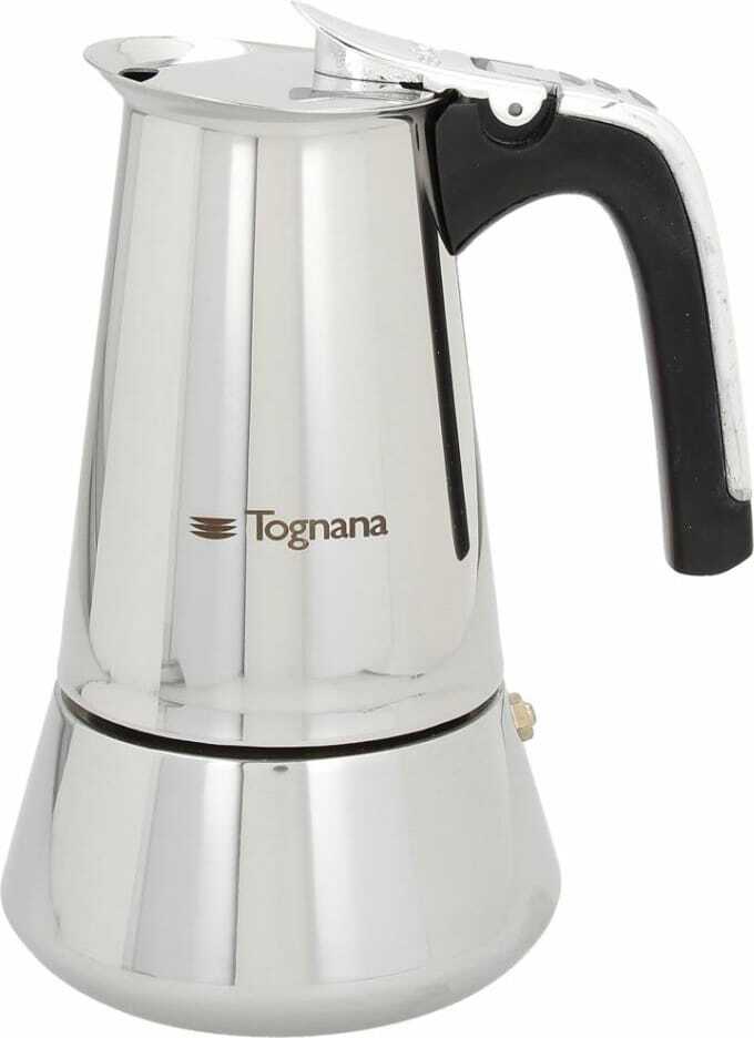 Moka Tognana 4 Tazze Acciaio Inox | Tradizione Italiana su Induzione