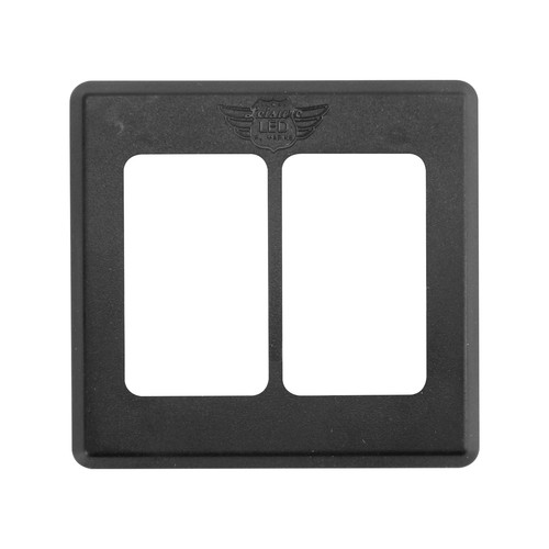 Single 2 Gang On-OFF 12V Black Light Switch - RV Camper Trailer Marine Boat 12 V - Picture 8 of 10