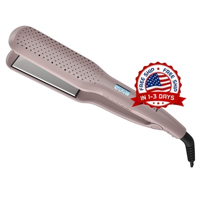 MEJOR Plancha de Pelo Profesional Titanio De Mujeres Alisadores Para  Cabello NEW | eBay